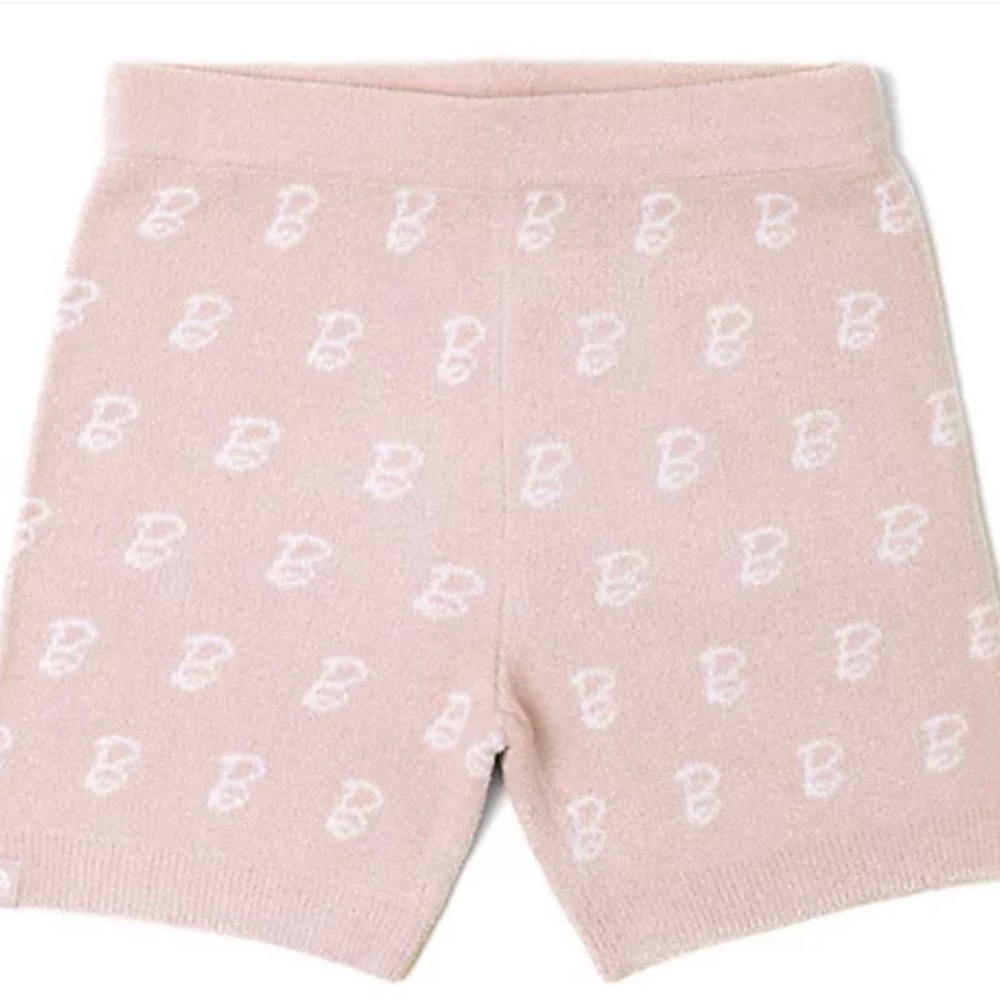 Barefoot Dreams Cozychic Barbie Monogram Biker Shorts